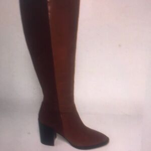 Elegant Brown Knee-High Women's Boots